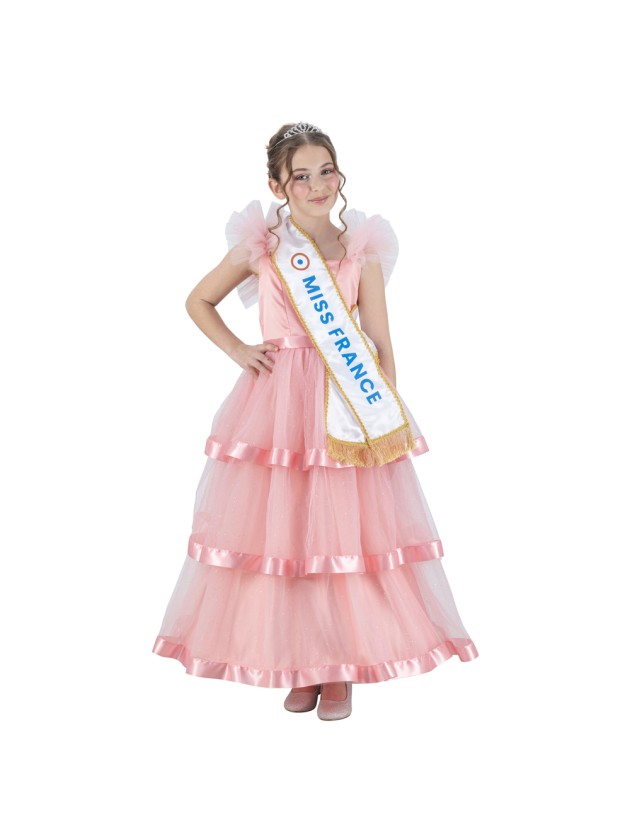ROBE ROSE MISS FRANCE © 116CM