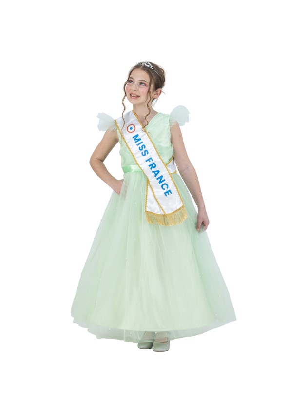ROBE VERTE MISS FRANCE © 152CM