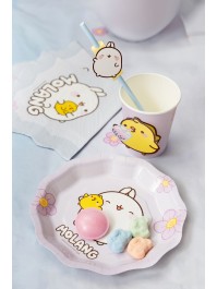 8 ASSIETTES PLASTIC FREE 2 ASS MOLANG © 18CM