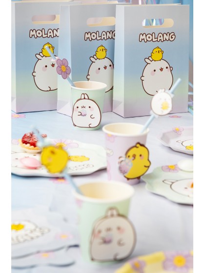 SET 4 SACS CADEAUX PAPIER MOLANG © 15.8CM X 23.6CM