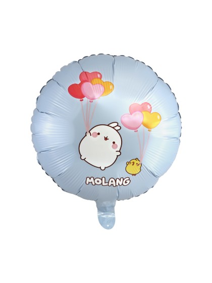 BALLON MYLAR ROND MOLANG © DIA 43CM