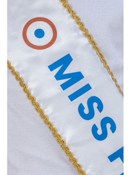 KIT MISS FRANCE © - ECHARPE ET DIADEME TU