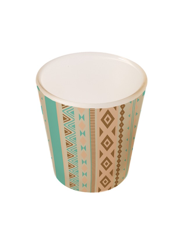 BOUGEOIR VERRE INDIEN DIA 5.6CM X 6.8CM
