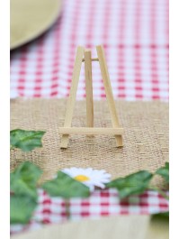 SET 6 CHEVALETS HOLZ 8CM X 4.5CM