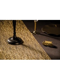 GOLD GLITTERED TABLE RUNNER 30CM X 5M