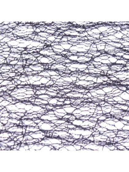 BLACK GLITTERED TABLE RUNNER 30CM X 5M