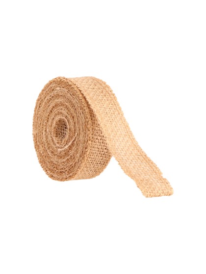 NATURAL JUTE TABLE RIBBON 2.8CM X 5M
