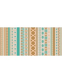 CHEMIN DE TABLE LIN INDIEN 28CM X 5M