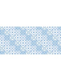 CHEMIN DE TABLE ROMANCE AZULEJOS 30CM X 5M