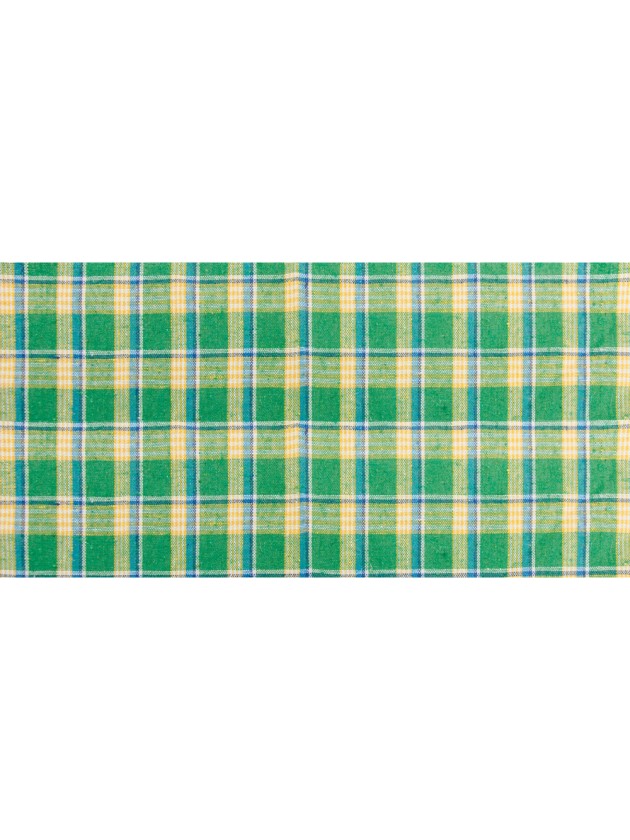 NAPPE LIN MADRAS VERT 140CM X 240CM