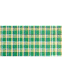 NAPPE LIN MADRAS VERT 140CM X 240CM