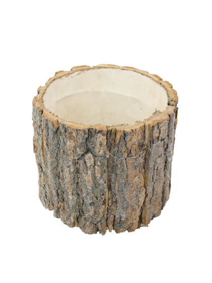 STÄNDER RUND HOLZ RINDE DIA 13 X 11CM