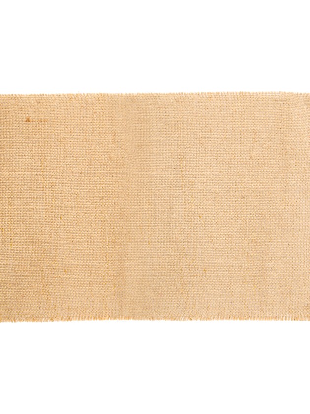 NATURAL/GOLDEN THREAD JUTE TABLE RUNNER 29CM X 3M