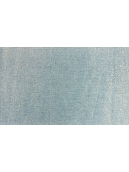 CHEMIN DE TABLE BURLAP BLEU METAL 28CM X 5M