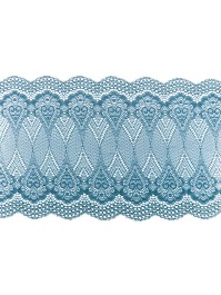 TISCHLÄUFER SPITZE PERSAN BLAU PETROLE 18CM X 5M