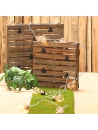 DECO MURALE PALETTE AV PINCES 29.5CM X 29.5CM X 7.5CM