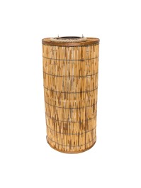 LANTERNE BOIS CYLINDRE DIA 31CM X 61CM