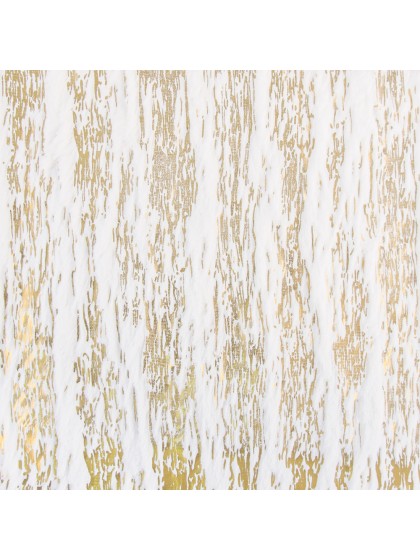 CHEMIN DE TABLE NEIGE OR 28CM X 3M