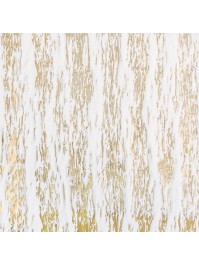 GOLD WHITE PLUSH TABLE RUNNER 28CM X 3M