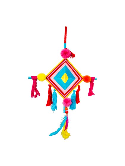 SUSPENSION MULTICOLORE GOD’S EYES 34CM X 48CM