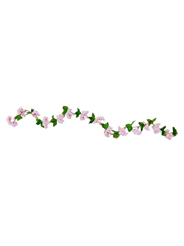 WHITE/PINK CHERRY BLOSSOM GARLAND 220CM
