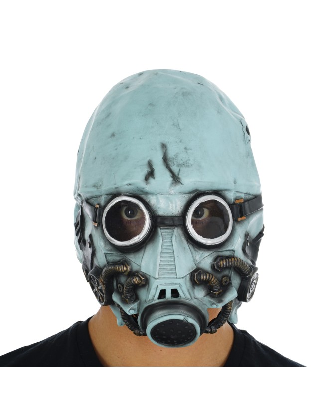 MASQUE LATEX MOON INVASION LEDS BLEUES 