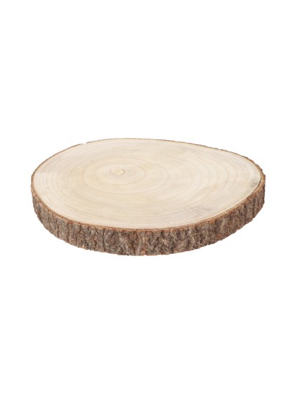 HOLZSCHEIBE MIT RINDE DIA CA. 34CM X 3.5CM