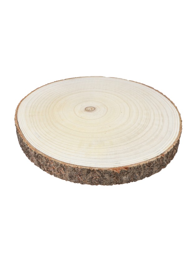 ROUND WOOD CHIP DIA AROUND 38CM X 3.5CM