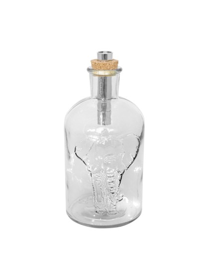 BOUTEILLE ELEPHANT 5 LEDS DIA 10.3CM X 22CM
