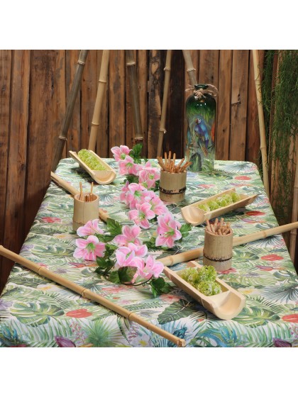 TROPICAL TABLECLOTH 34GSM 136CM X 228CM