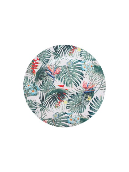 ASSIETTE DECO TROPICAL DIA 33CM X 1.5CM