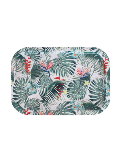 DECO METAL RECTANGULAR TRAY 34CM X 23CM X 1.5CM