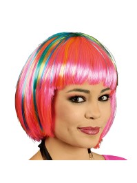 GIGI WIG BOB SKEIN PINK WITH TURQUOISE 