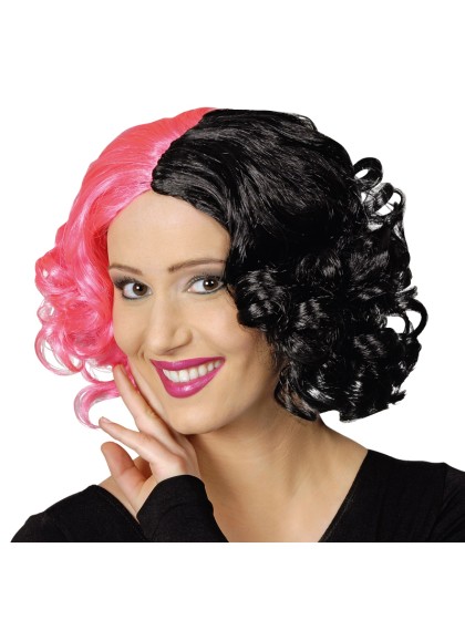 PERÜCKE LIZA FUSCHIA UND SCHWARZ 