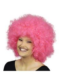 WIG LUCY GREAT BIG AFRO NEON PINK 