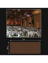 TENTURE CHOCOLAT 80CM X 25M