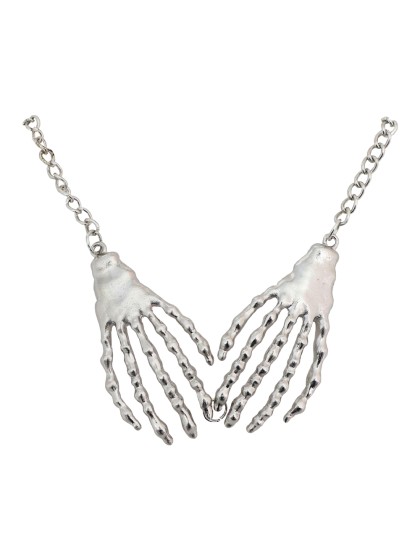 COLLIER MAINS SQUELETTE 