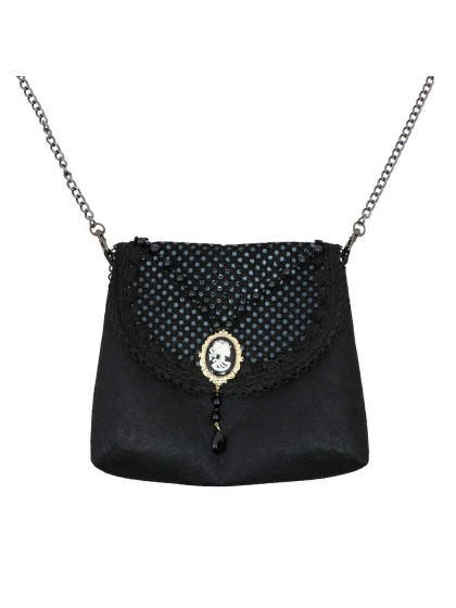 GOTHIC BLACK CHAIN BAG 