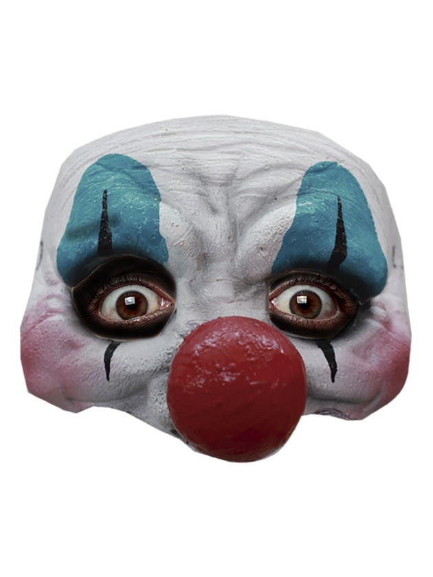 LATEX HALF MASK HAPPY CLOWN 