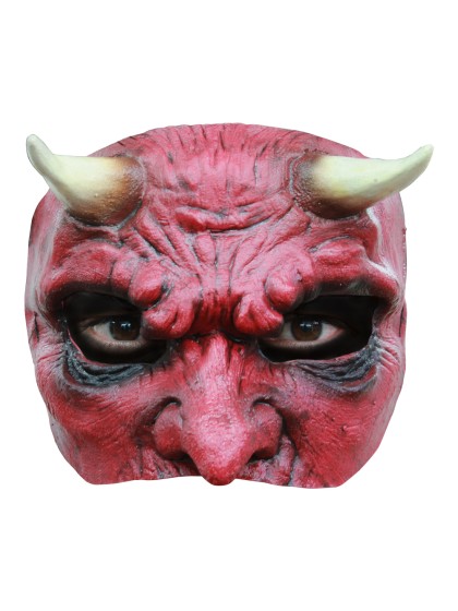 HALB MASKE LATEX TEUFEL 