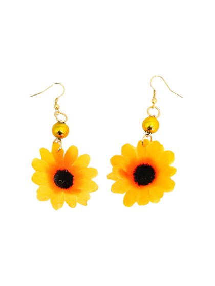 BOUCLES D’OREILLES TOURNESOL 