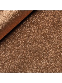 LIGHT BROWN 10GSM GLITTER NON WOVEN TABLE RUNNER PREMIER QUALITY 30CM X 5M