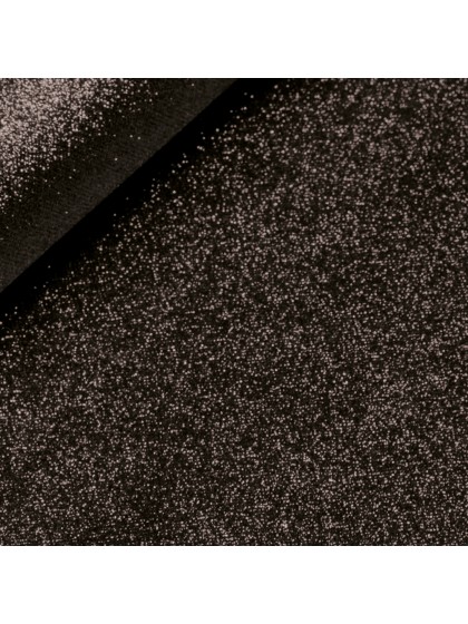 CHEMIN DE TABLE PAILLETTES PREMIUM NOIR 30CM X 5M