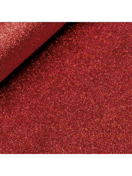 CHEMIN DE TABLE PAILLETTES PREMIUM ROUGE 30CM X 5M