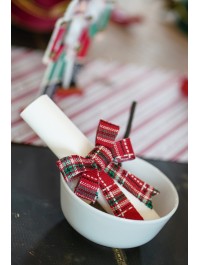 3 SCHLEIFEN TARTAN 10CM X 12.7CM