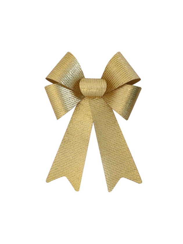 SHINY GOLD BOW 22.9 X 38.1CM