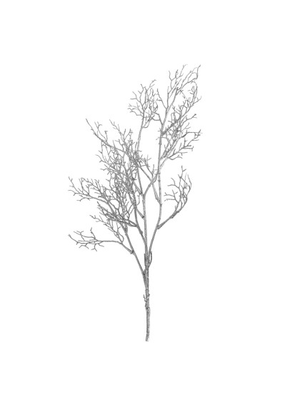 MATT SILVER BRANCH 84CM