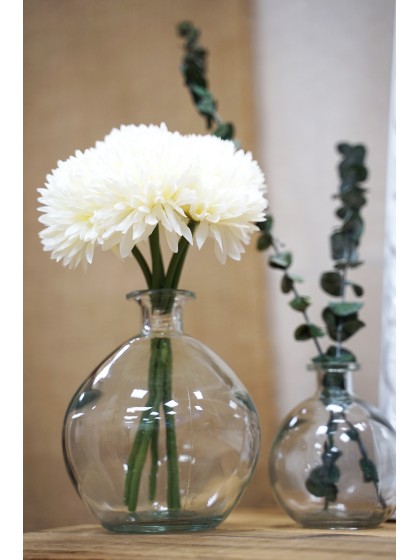 BLUMENSTRAUSS 6 DAHLIEN WEISS 26CM