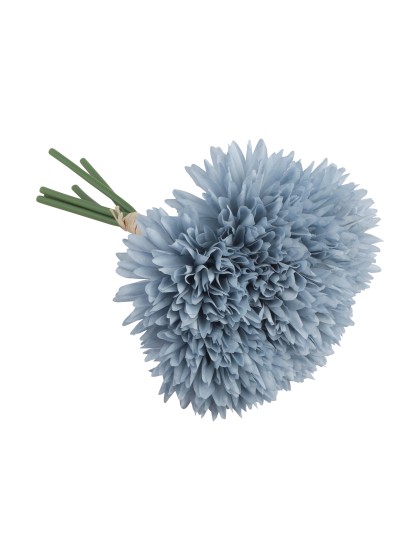 BUNCH OF 6 DAHLIA LIGHT BLUE 26CM