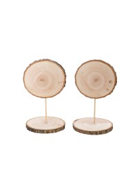 4 MARQUE-TABLES DIA 10CM X 20CM